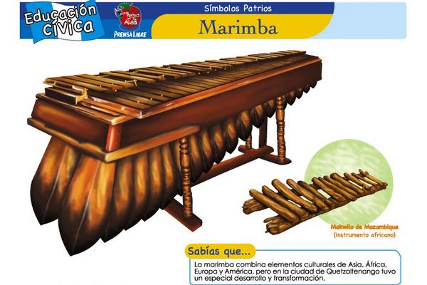 La marimba. (Foto Prensa Libre: Archivo)
