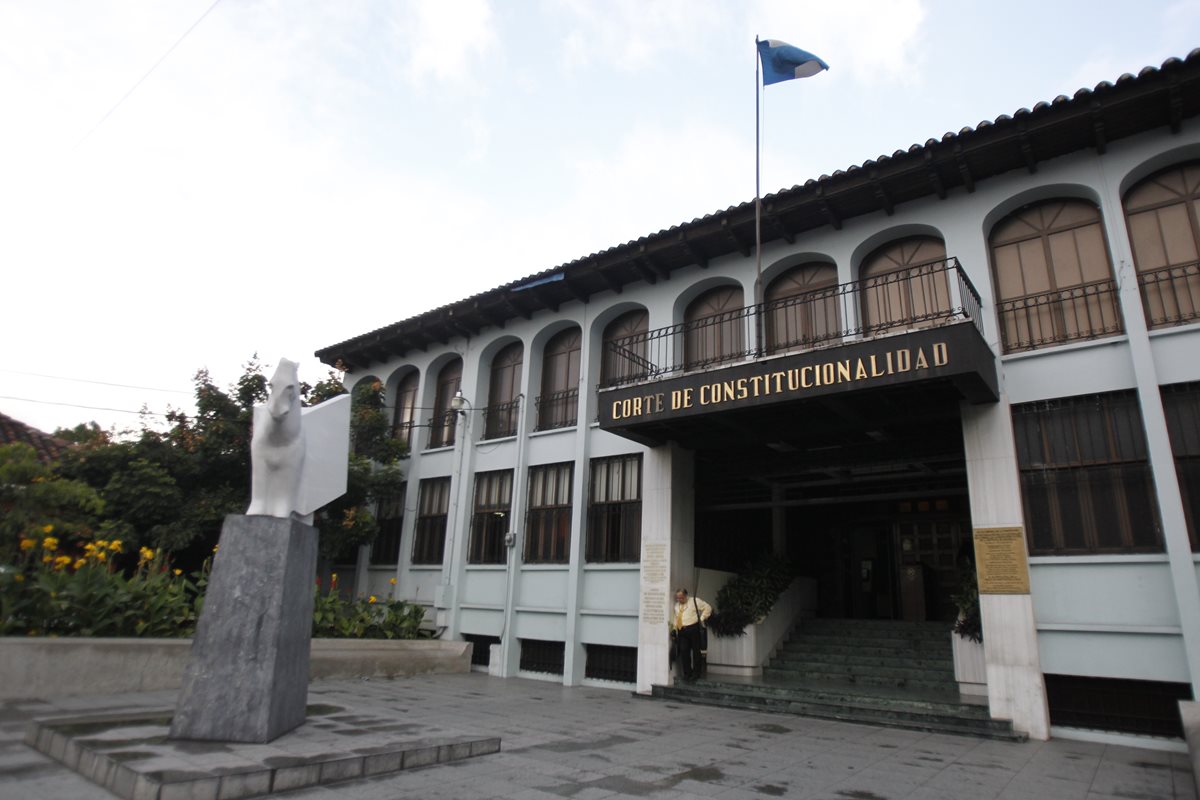 Fachada de la Corte de Constitucionalidad. (Foto Prensa Libre: Paulo Raquec)