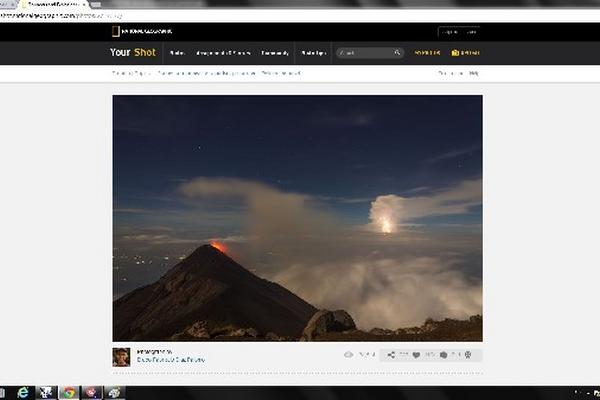 Fotografía con la que participó en el concurso "Tu mejor momento", de Nat Geo.