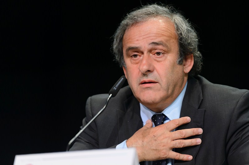 Platini se vio involucrado en casos de corrupción dentro de la FIFA este año. (Foto Prensa Libre: AFP)