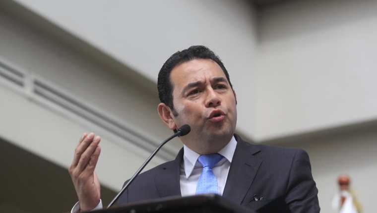 El presidente Jimmy Morales, ha salido del país en cuatro momentos de crisis. (Foto Prensa Libre: Hemeroteca PL)