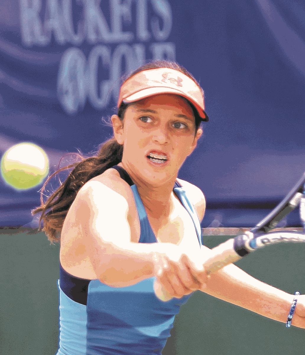 Gabriela Rivera participará en el torneo Junior de Roland Garros. (Foto Prensa Libre: Hemeroteca PL)