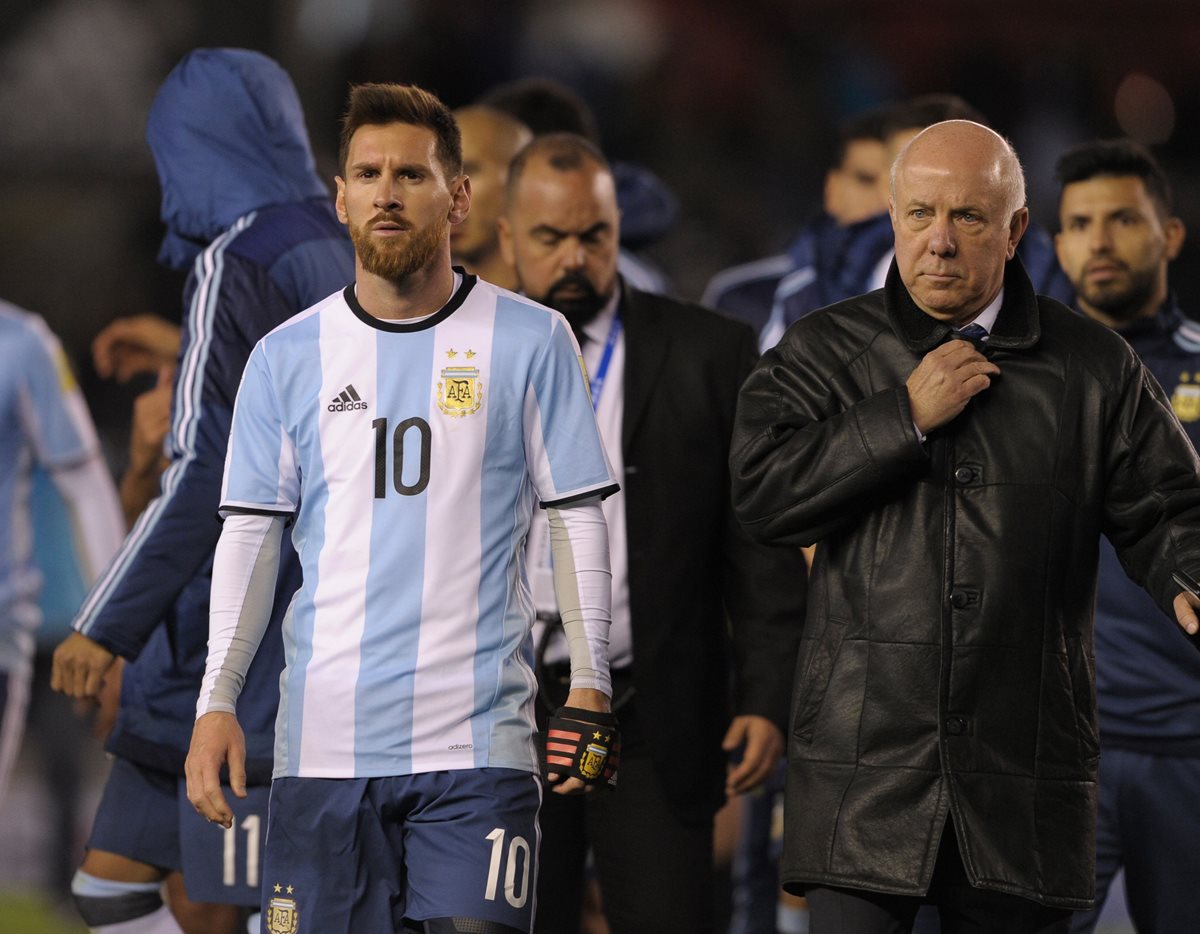 Argentina viene de empatar contra Venezuela camino al Mundial de Rusia 2018. (Foto Prensa Libre: AFP)