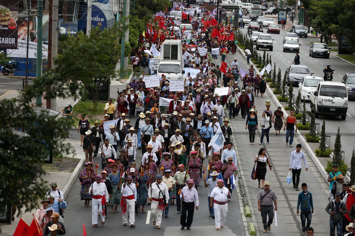 Las movilizaciones están anunciadas para el miércoles, aunque Codeca no ha informado en que lugares serán. (Foto Prensa Libre: Hemeroteca PL)