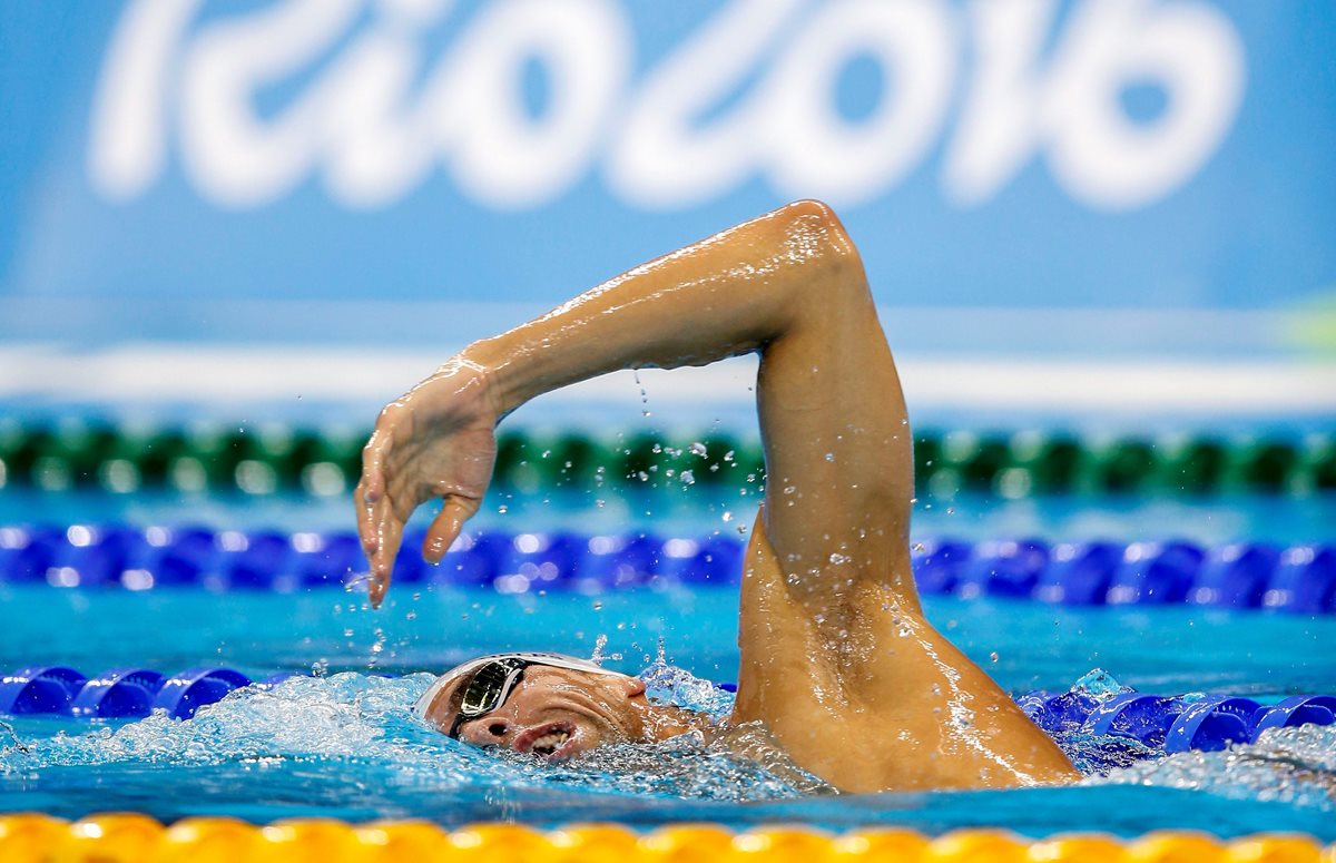 El nadador estadounidense Michael Phelps es el deportista que más medallas de oro ha ganado en unos mismos Juegos Olímpicos. (Foto Prensa Libre: AFP).