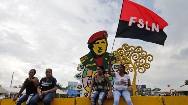 El apoyo de Chávez fue clave para la consolidación de Ortega en el poder. (AFP)