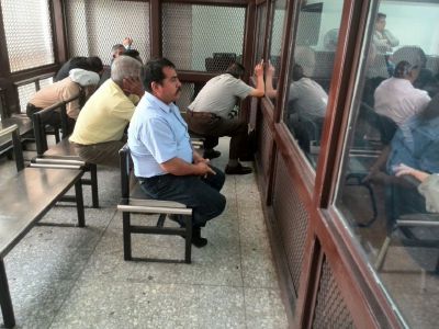 El exalcalde de La Democracia, Huehuetenango fue condenado a ocho años de presión. (Foto Prensa Libre: Paulo Raquec)