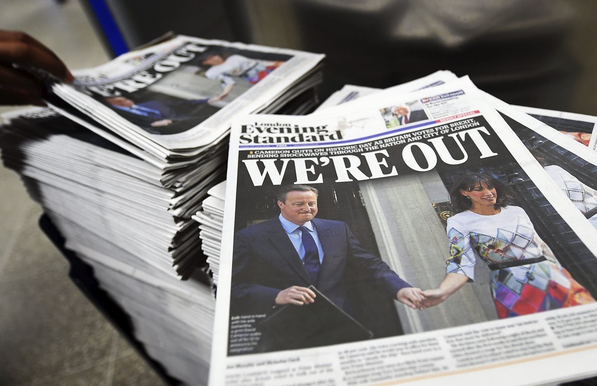 El Reino Unido asimila el “brexit” entre presiones para iniciar la salida. (Foto Prensa Libre: EFE).
