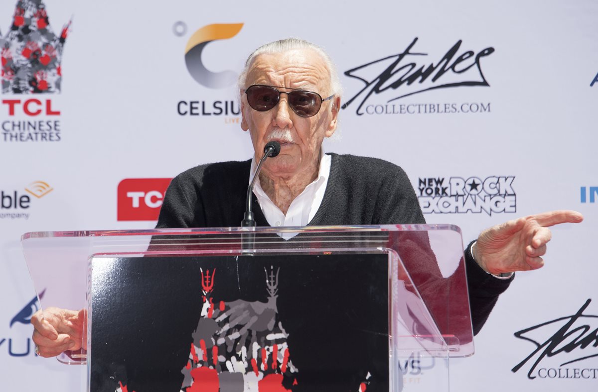 Stan Lee, de 95 años de edad, es salpicado por el acoso sexual en Hollywood (Foto Prensa Libre: AFP).