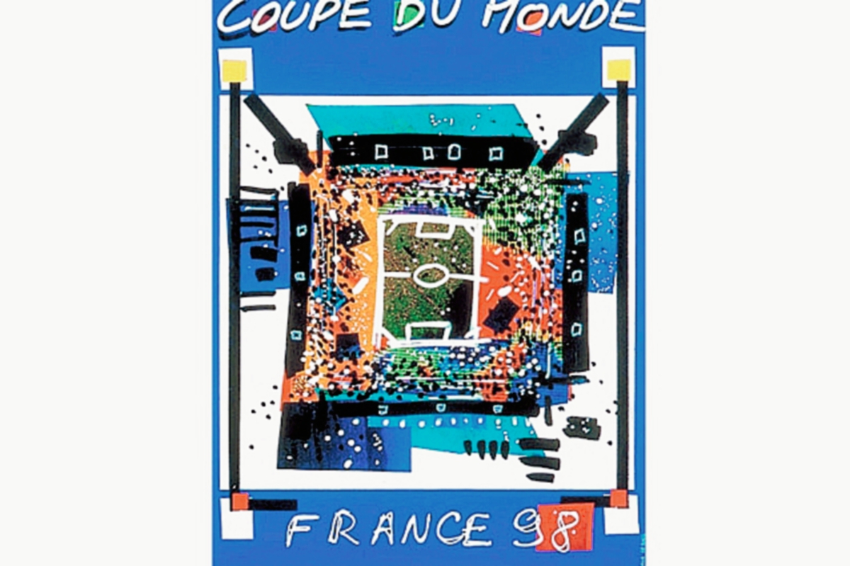 Cartel oficial del Mundial Francia ‘98. (Foto: Hemeroteca PL)