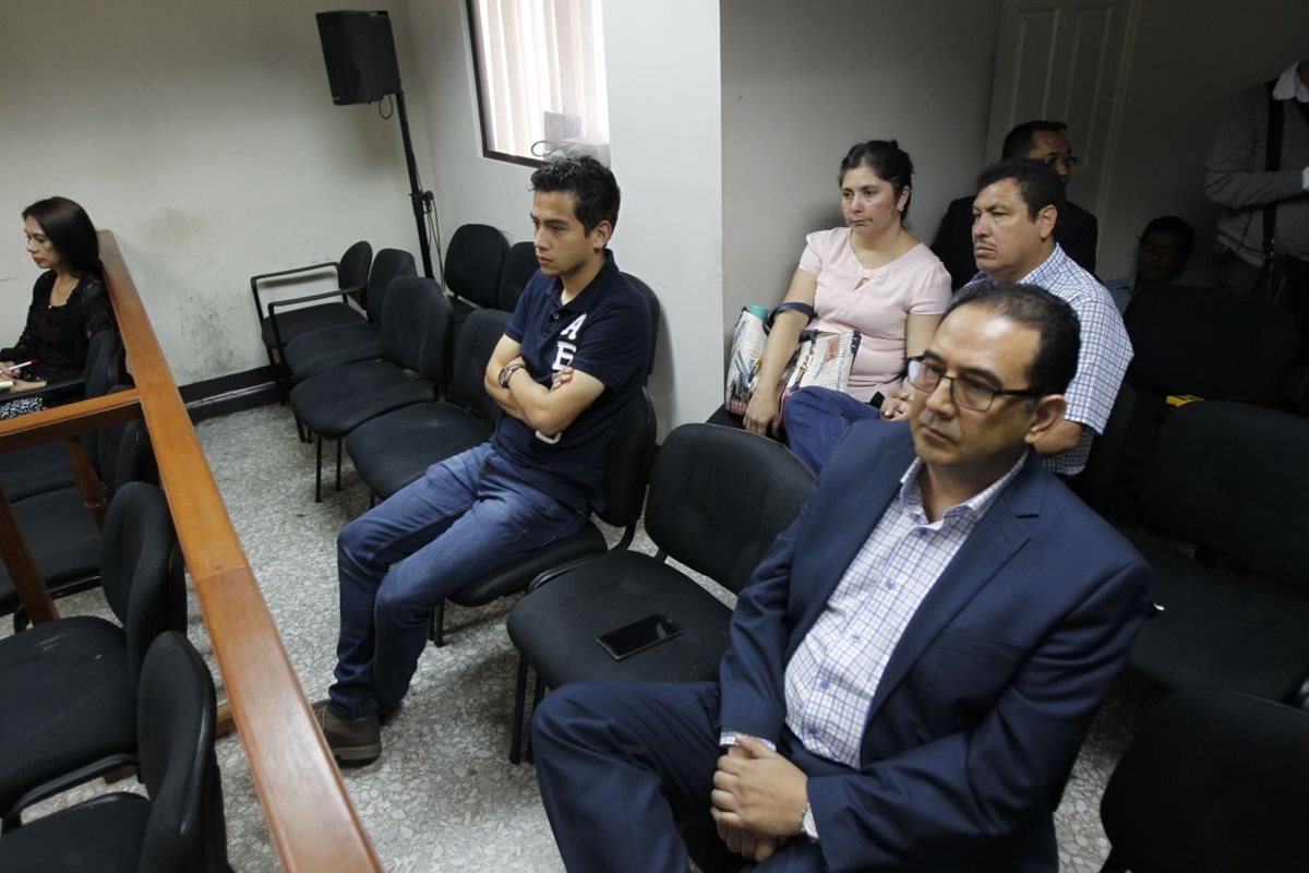 Sala rechazó solicitud de cambio de delito para Samuel Morales y Mario Orellana. (Foto Prensa Libre: Paulo Raquec)