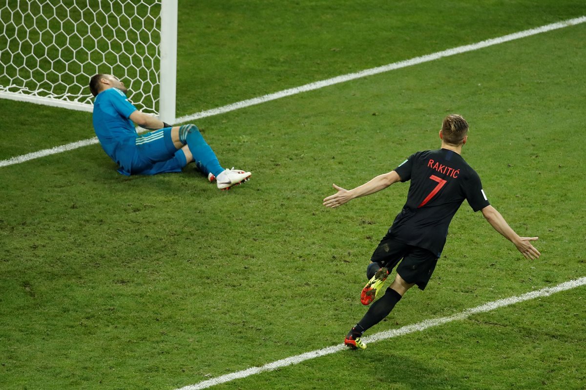 Otro penalti heróico de Rakitic da a Croacia el pase a semis de Rusia 2018