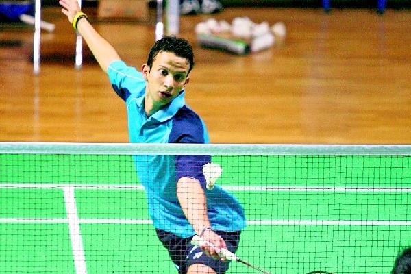 Kevin Cordón compite en el torneo de bádminton en Perú. (Foto Prensa Libre: Hemeroteca PL)