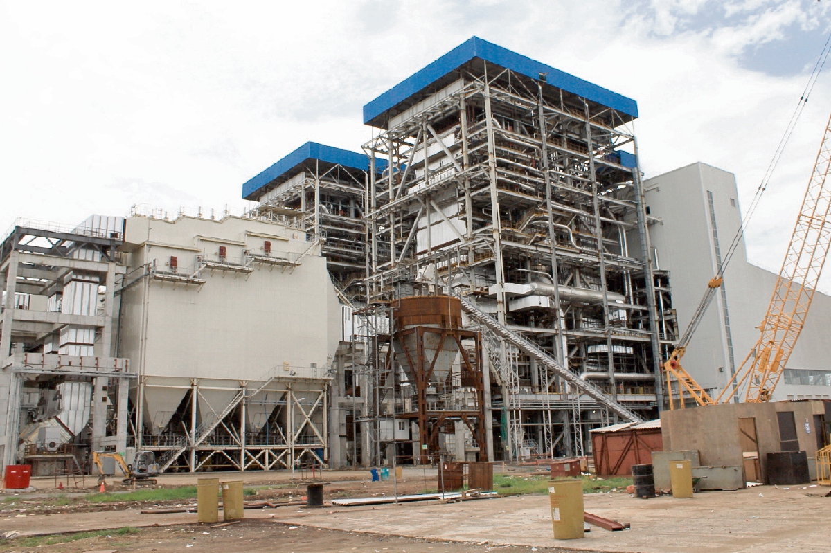 Jaguar Energy se ubica en Escuintla. Ha enfrentado diversidad de problemas como atraso en la construcción, litigios con la constructora y señalamientos de tráfico de influencias y sobornos. (Foto Prensa Libre: Enrique Paredes)