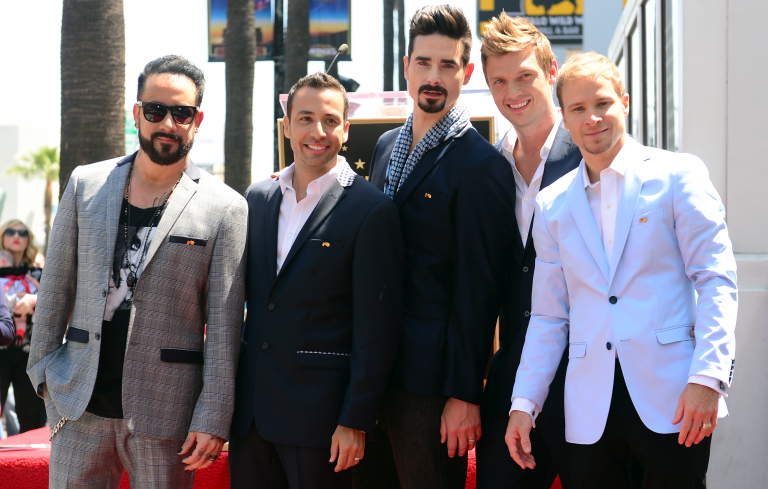 Los Backstreet Boys en 2019 tienen pensado realizar una gira mundial.(Foto Prensa Libre: AFP)