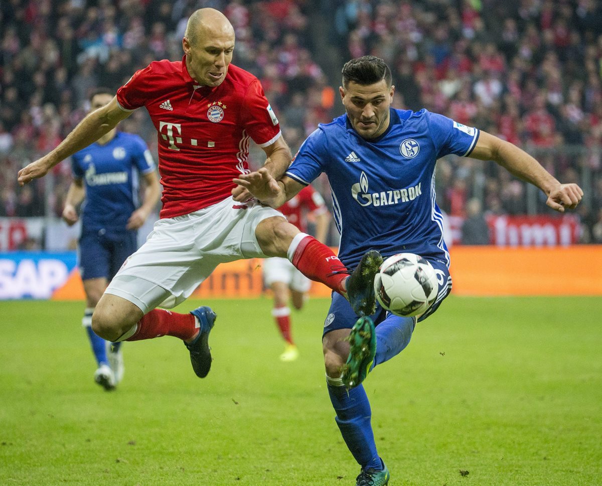 El Bayern no pudo mantener su seguidilla de triunfos en la Bundesliga. (Foto Prensa Libre: EFE)