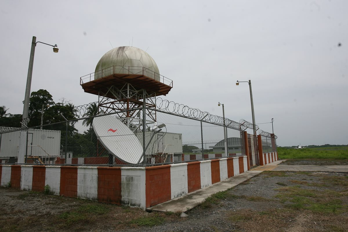 El radar de Escuintla se encuentra en fase de pruebas. (Foto Prensa Libre: Hemeroteca PL)