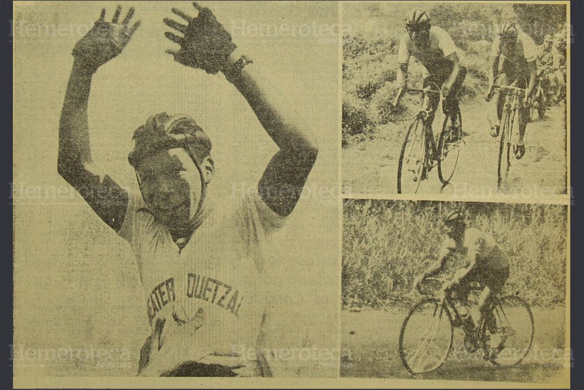La Quinta Vuelta Ciclística a Guatemala, en 1961, fue dedicada a Jorge Surqué. (Foto: Hemeroteca PL