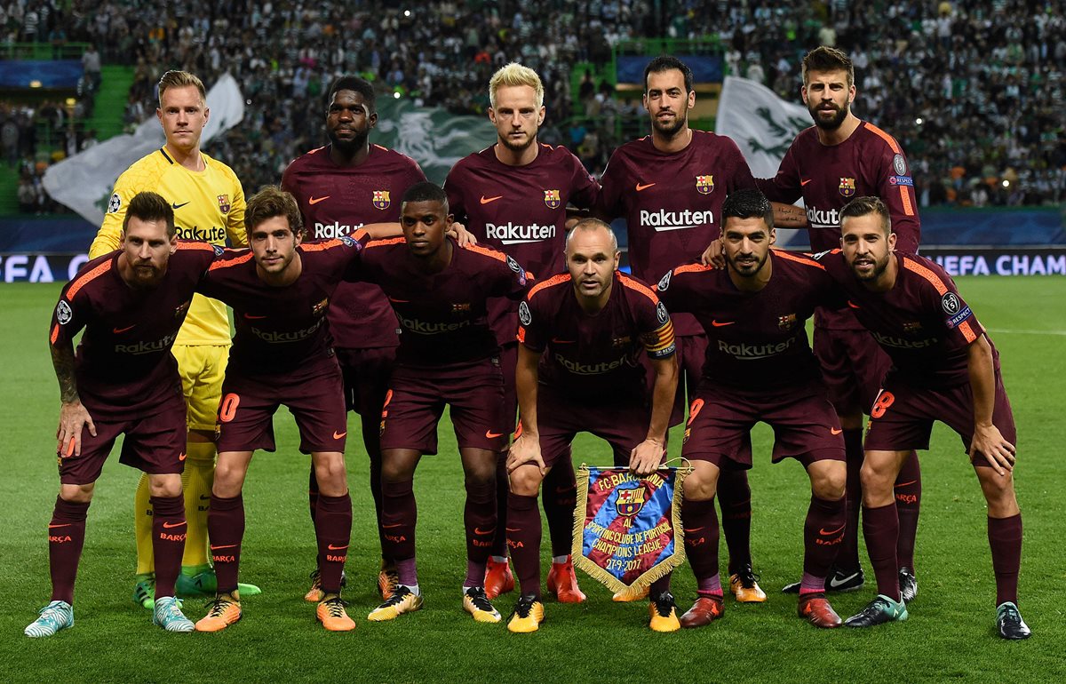 Este fue el equipo titular del Barcelona.