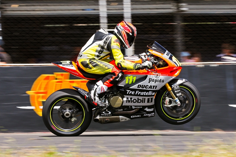 Marcos Reichert se impuso en la primera fecha del Campeonato Nacional de Motovelocidad. (Foto Prensa Libre: cortesía Gabriel López)