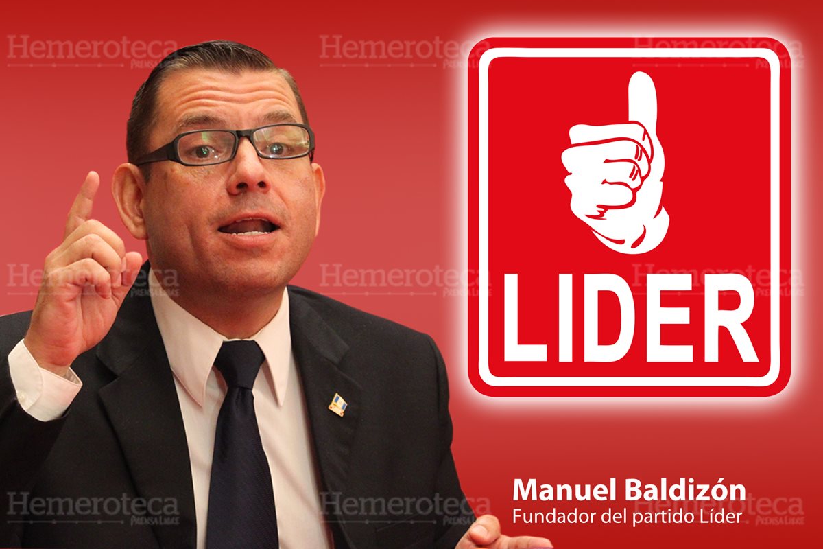 Manuel Baldizón es el fundador del partido Líder. (Fotoarte: Hugo Cuyán Vásquez)
