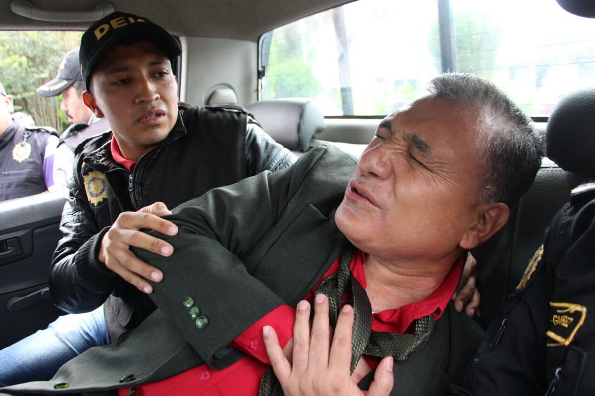 El juez dijo tener problemas de salud al momento de ser capturado. (Foto Prensa Libre)