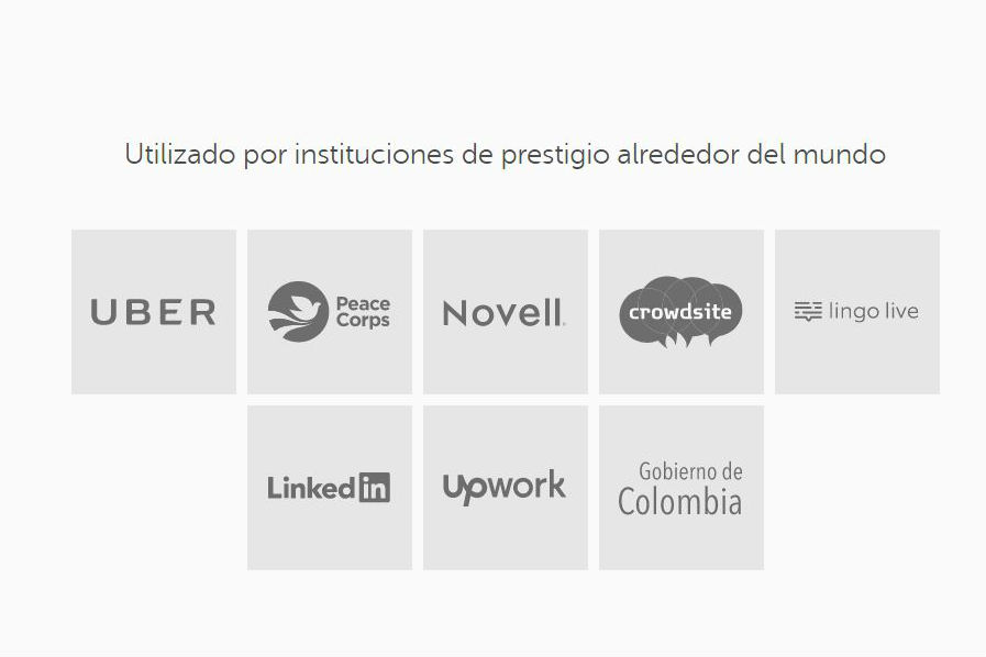 Empresas que usan el Duolingo English Test. (Foto Prensa Libre: Duolingo)