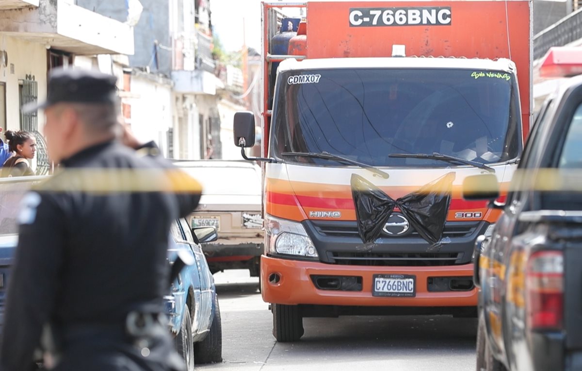 Un repartidor de gas murió baleado el pasado 2 de noviembre en la zona 10 de Mixco. (Foto Prensa Libre: Hemeroteca PL).