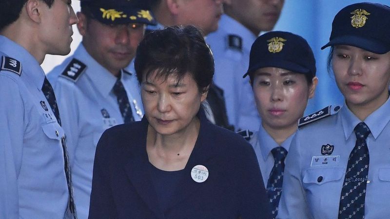 Park Geun-hye fue condenada a 24 años de cárcel. GETTY IMAGES