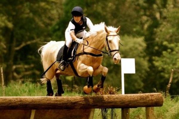 La guatemalteca Tiziana Billy, sumó hoy la medalla de oro en la especialidad de salto, en ecuestre.  (Foto Prensa Libre: Cortesía Tiziana Billy).<br _mce_bogus="1"/>