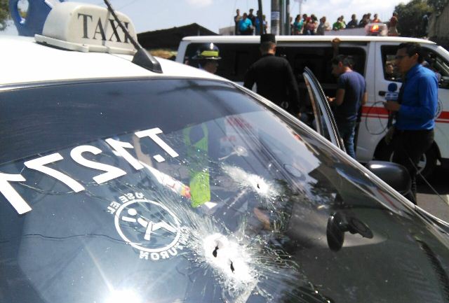 cinco conductores de taxis han sido ultimados en distintos hechos de violencia. (Foto Prensa Libre: Estuardo Paredes)