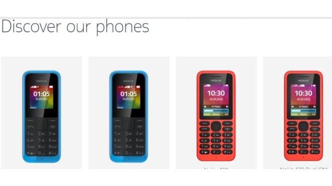 Por ahora está vendiendo los más básicos pero en 2017 lanzará un nuevo smartphone de la mano de Android y Foxconn (NOKIA).