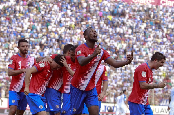 Costa Rica se ha convertido en una potencia de la Concacaf y digno representante en las copas del Mundo). (Foto Prensa Libre: EFE)