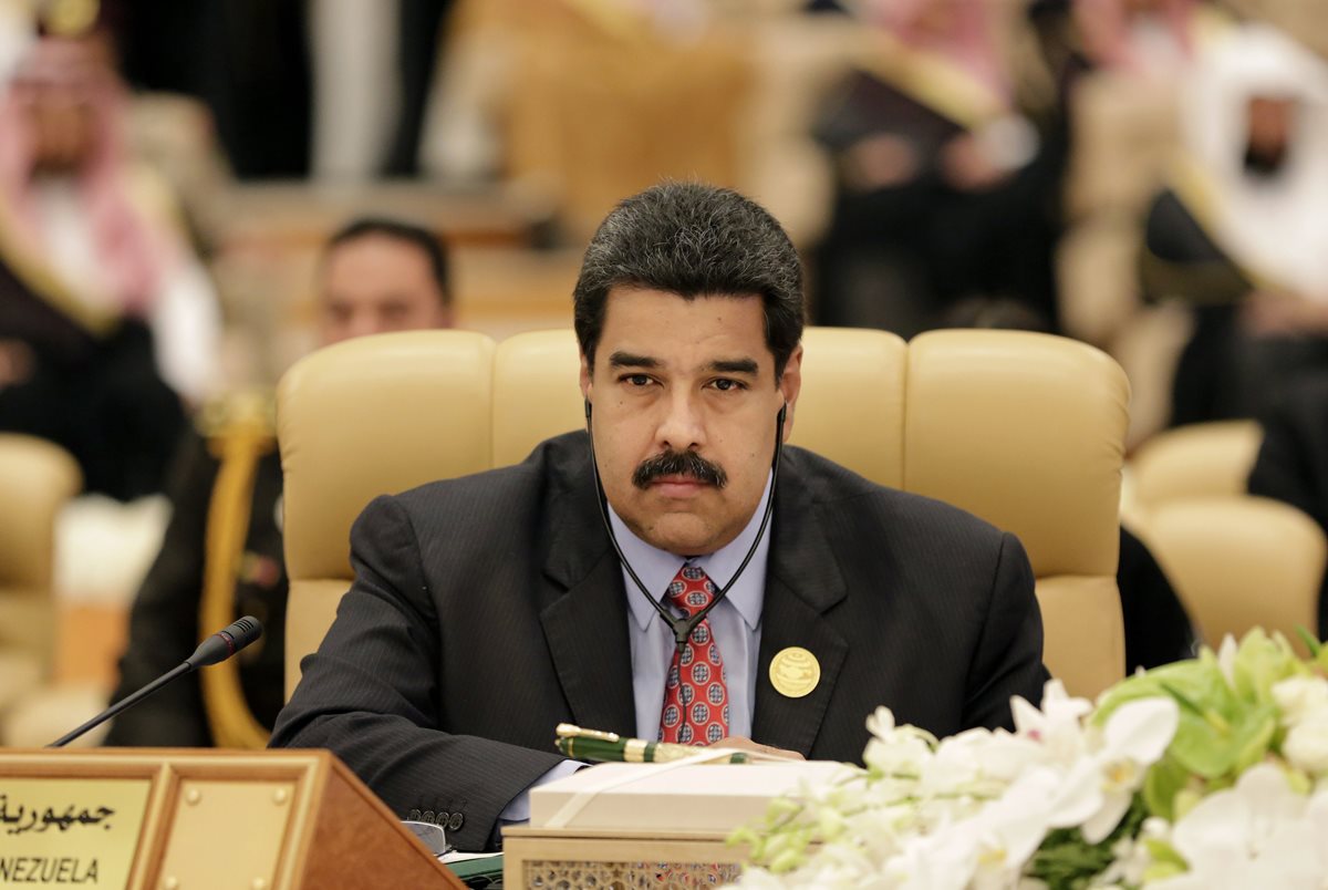 Maduro es acusado de perpetrar crímenes de lesa humanidad, como homicidios y torturas. ((Foto Prensa Libre: AP)