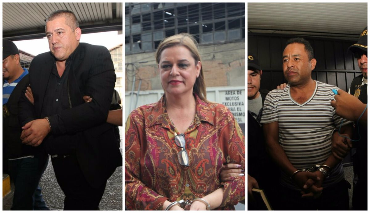 Carlos Rodas, Anahy Keller y Santos Torres a su llegada a Torre de Tribunales.(Foto Prensa Libre: Érick Ávila).
