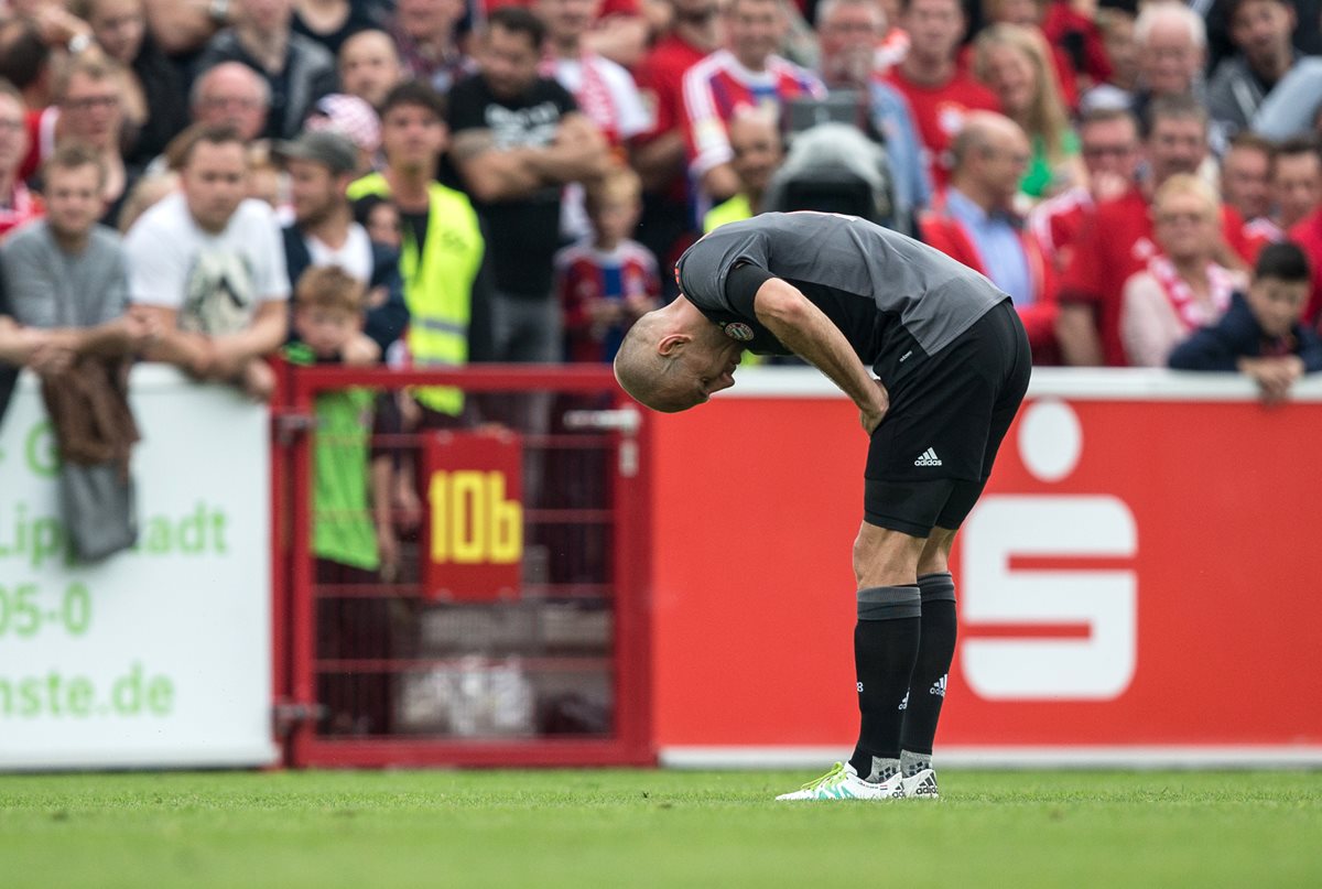 Robben ha sufrido varias lesiones en los últimos meses. (Foto Prensa Libre: AP)