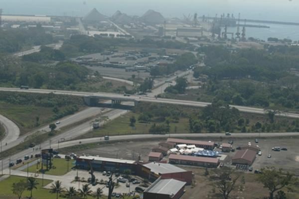 El área que el Gobierno entregó en usufructo por 25 años a Terminal de  Contenedores Quetzal en el 2012 mide 348 mil metros cuadrados.