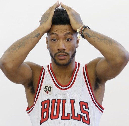 Derrick Rose, jugador de los Bulls de Chicago. (Foto Prensa Libre: AP)