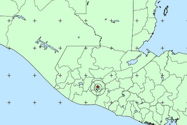 El sismo tuvo su epicentro en el centro del país. (Foto Prensa Libre: Insivumeh)