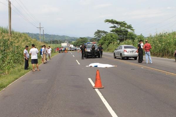 Lugar donde murió Margarito Cojón. (Foto Prensa Libre: Carlos Paredes)<br _mce_bogus="1"/>