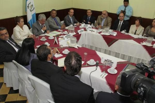 La agenda de trabajo se establecerá la próxima semana. (Foto Prensa Libre: Congreso)