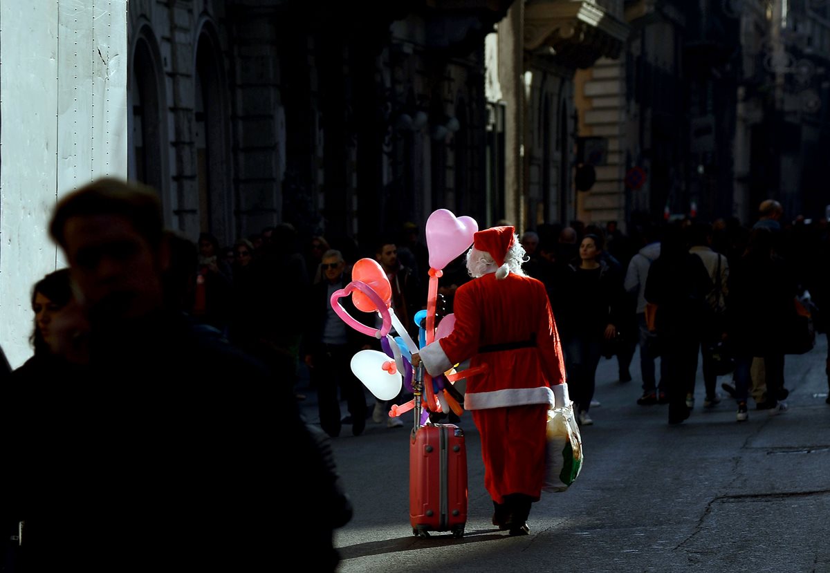 Los países nórdicos se disputan el origen de Santa Claus. (Foto Prensa Libre: AFP).