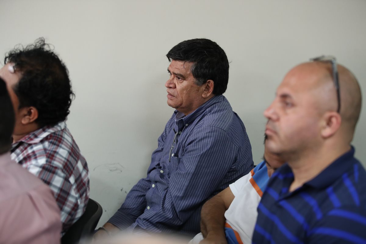 El exalcalde de Chinautla, Arnoldo Medrano, durante la audiencia el pasado 10 de abril. (Foto Prensa Libre: Hemeroteca PL).
