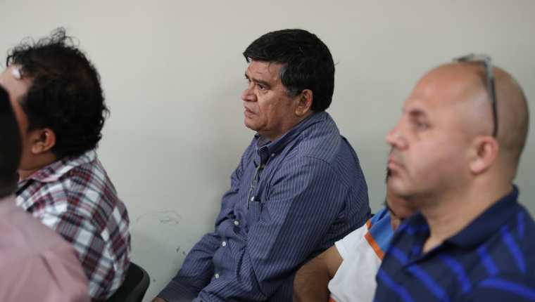 El exalcalde de Chinautla, Arnoldo Medrano, durante la audiencia el pasado 10 de abril. (Foto Prensa Libre: Hemeroteca PL).