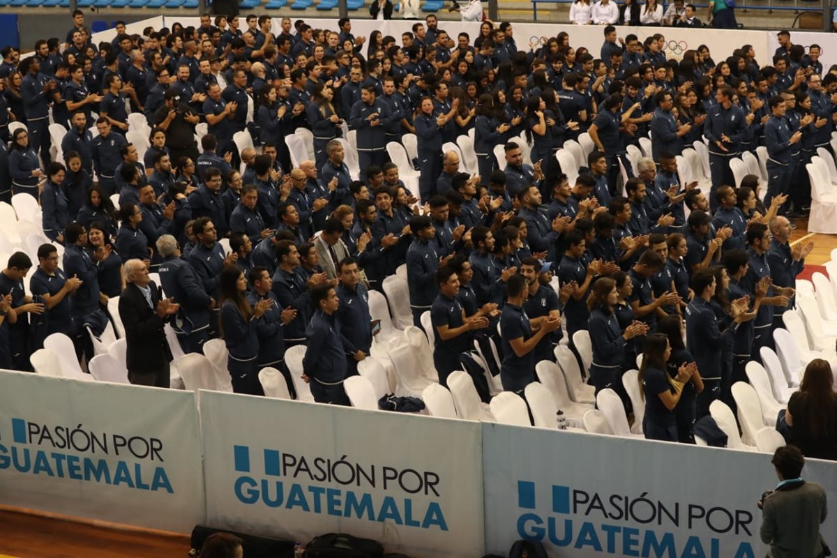 428 atletas conforman la delegación de Guatemala que competirá en los Juegos Centroamericanos y del Caribe de Barranquilla 2018. (Foto Prensa Libre: Esbin García)