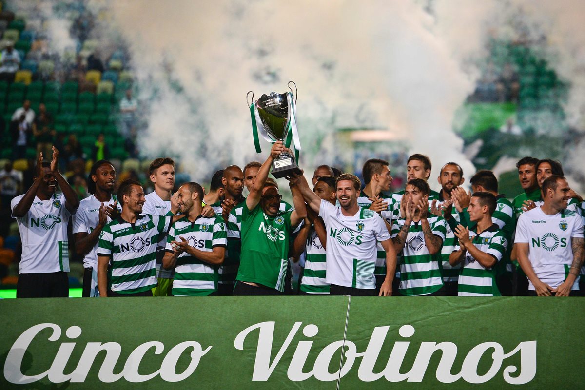 El Sporting se consagró campeón de una manera insólita. (Foto Prensa Libre: AFP)