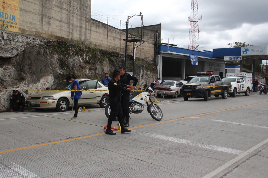 Lugar donde fue el ataque armado en contra del agente de la PNC, Marcotulio Hernández, en Huehuetenango. (Foto Prensa Libre: Mike Castillo)
