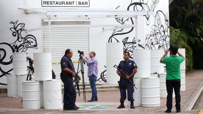 El secuestro sucedió en un conocido restaurante en la avenida principal de Puerto Vallarta. EPA
