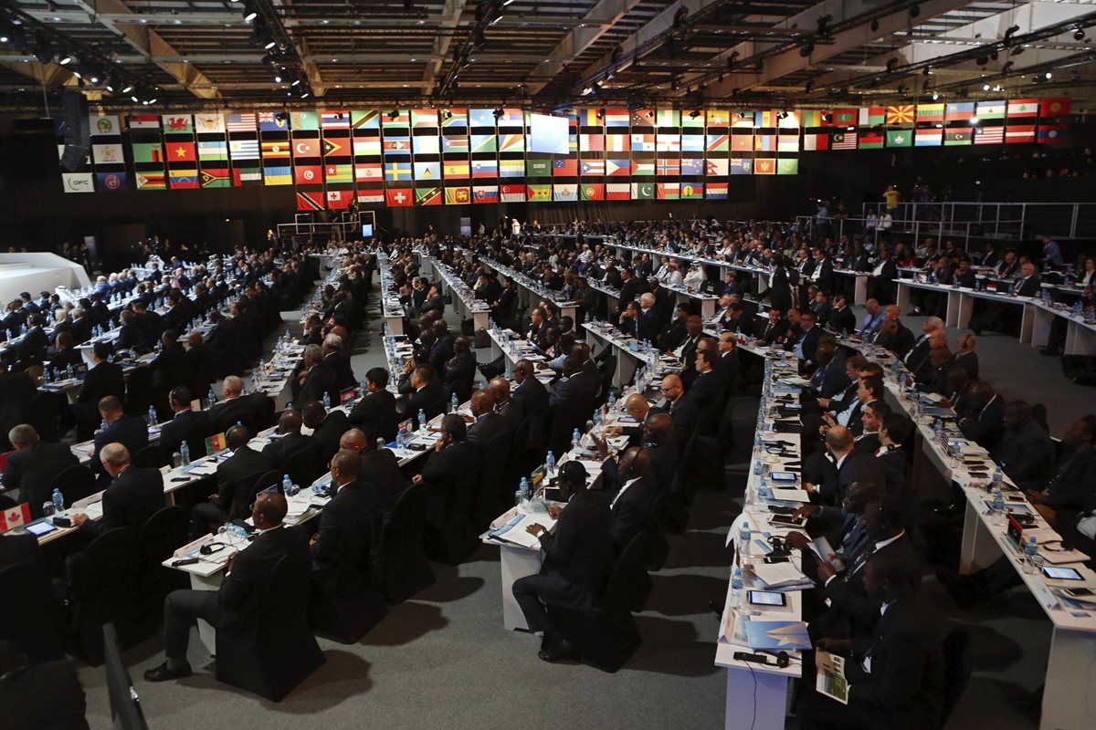 El Congreso de la Fifa se llevó a cabo en Baréin. Guatemala estuvo en la agenda de la máxima entidad del futbol. (Foto Prensa Libre: AFP)