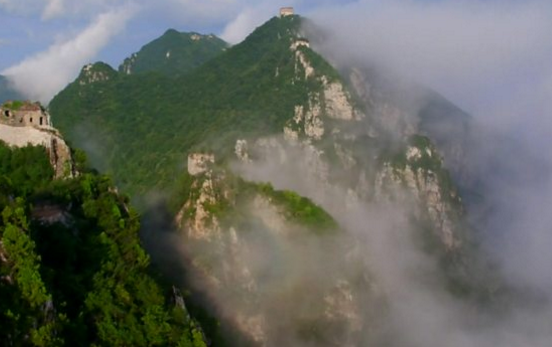 Una de las impresionantes vistas de la Muralla China.